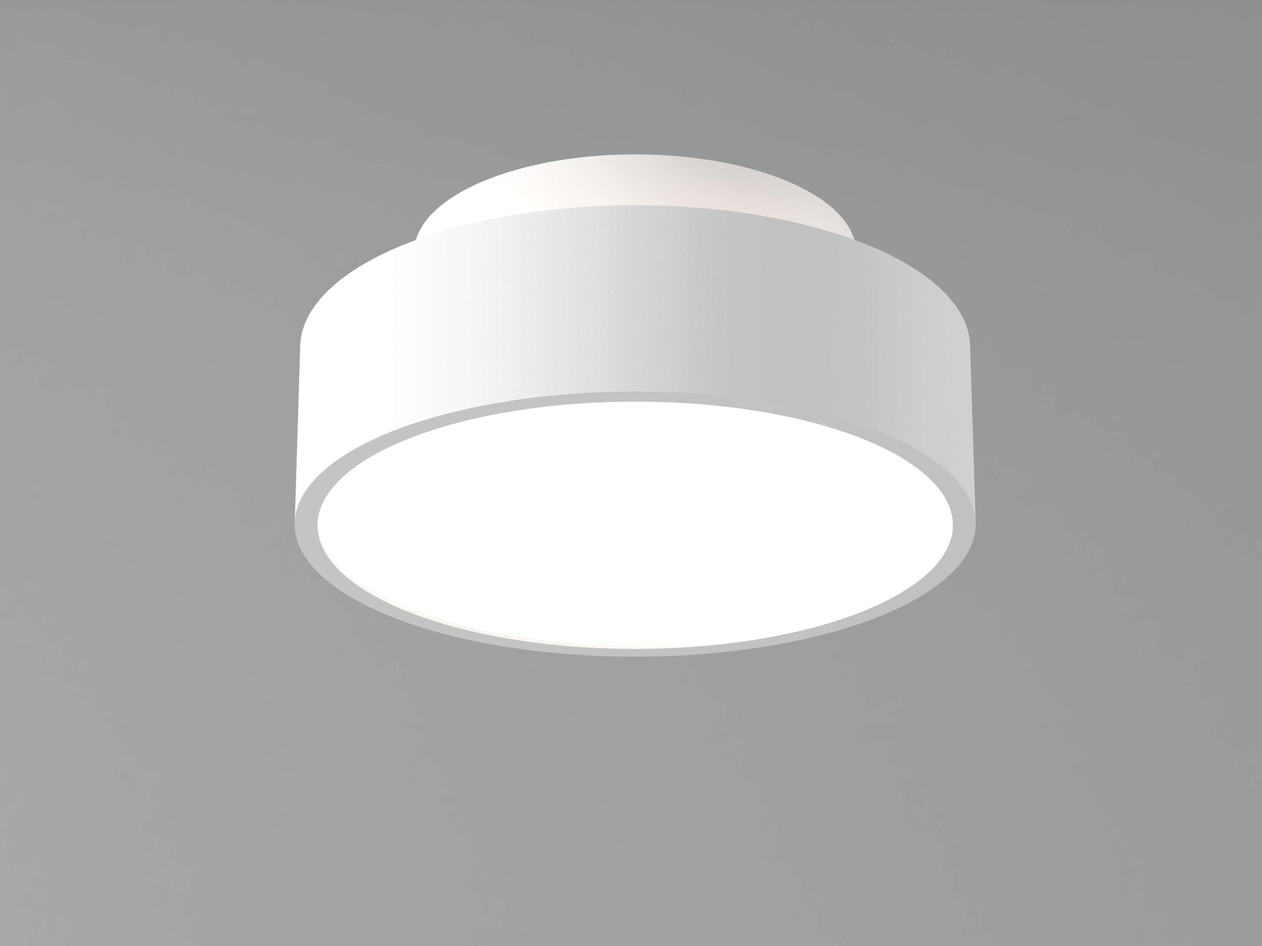 Plafondlamp wit "Chicago" ?15cm 6,8h LED 9,8W 2700K 1260lm dim - Afbeelding 2