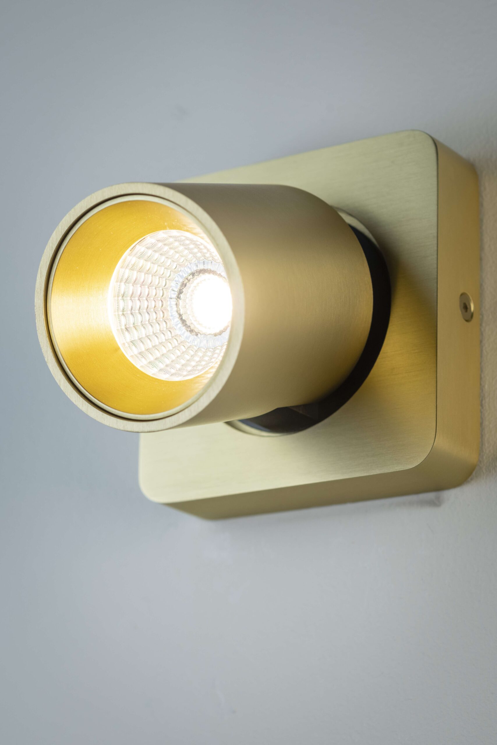 Plafondlamp 1l goud geborsteld spot IP20 LED AC6W 2700K 540lm dim - Afbeelding 2