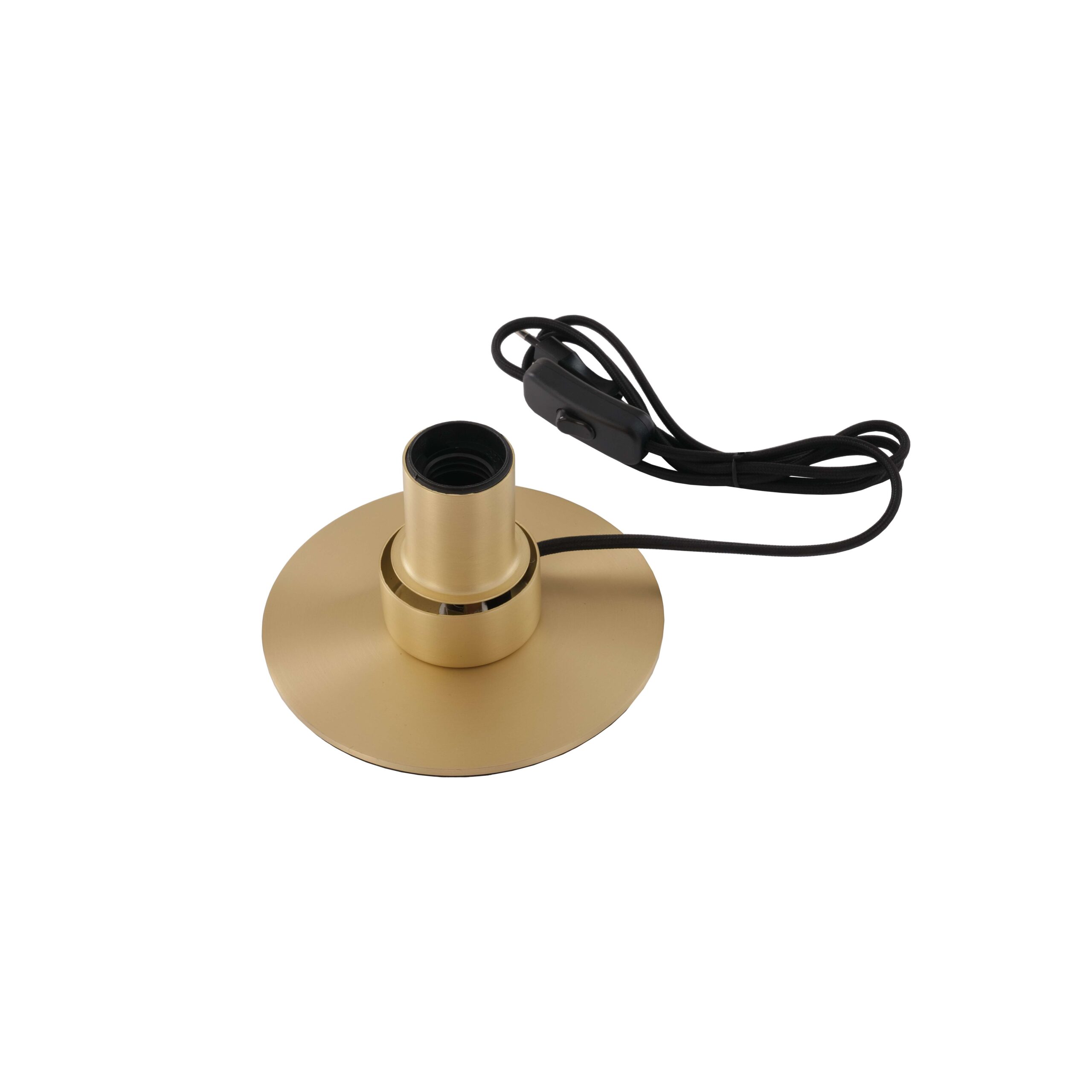 Tafellamp 1l mat goud "Disk" ?16cm incl schak. excl E27 - Afbeelding 2